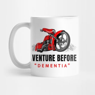 Adventure before dementia, Touring bike, Mug